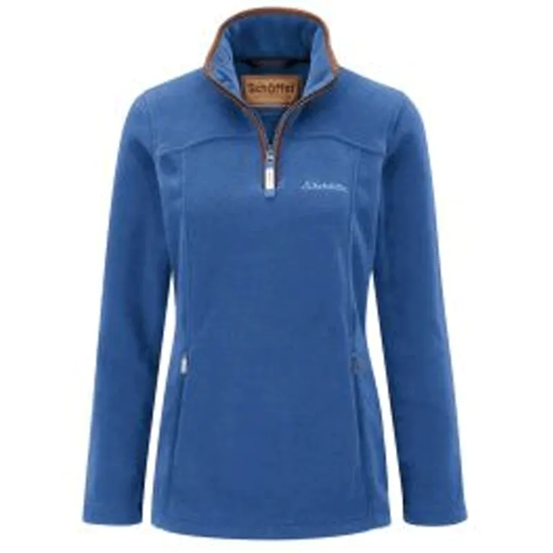 Schoffel Tilton Quarter Zip Fleece Cobalt Blue