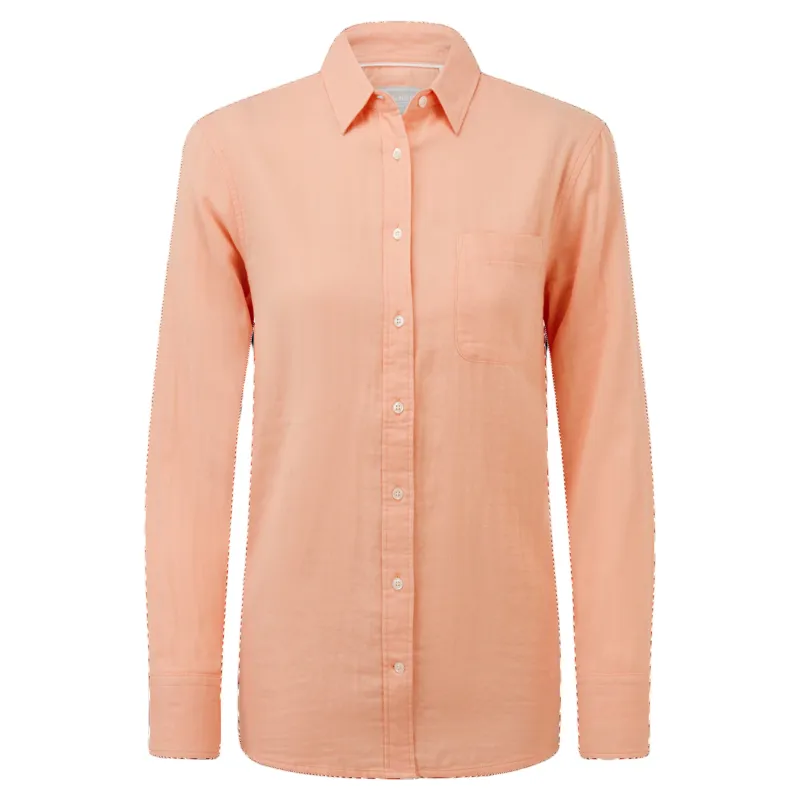 Schoffel Country Ashdon Shirt in Coral Peach