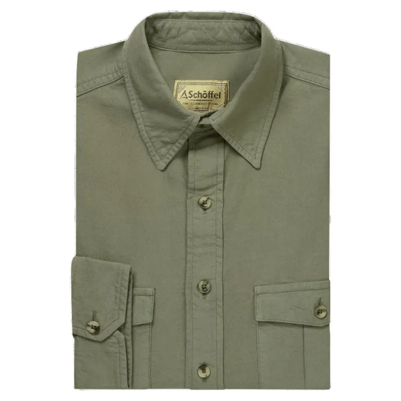 Schoffel Country Battlesbridge Shirt in Beetle Green