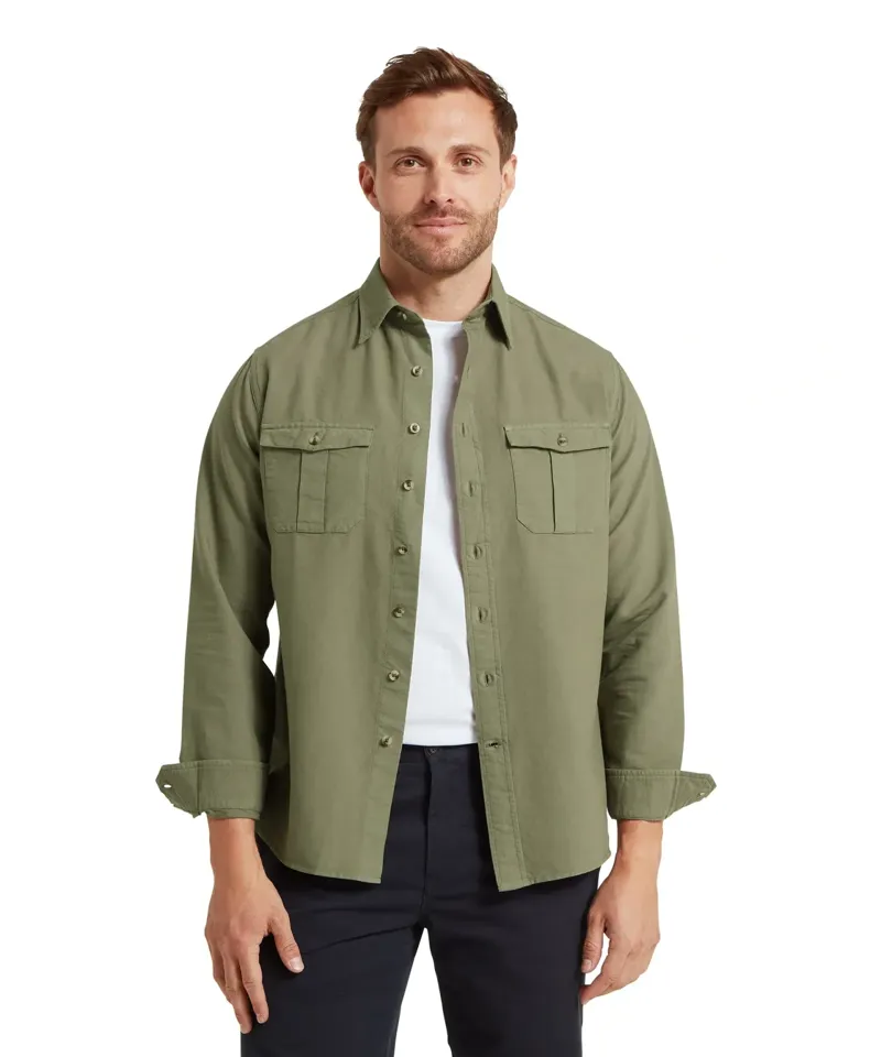Schoffel Country Battlesbridge Shirt in Beetle Green-1