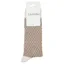 Schoffel Country Braemar Sock 4-7 in Pale Pink/Maple