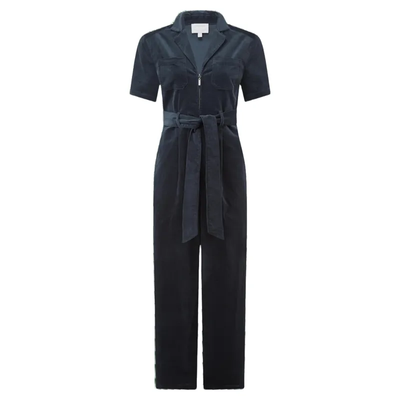 Schoffel Country Briar Cord Jumpsuit in Blueberry