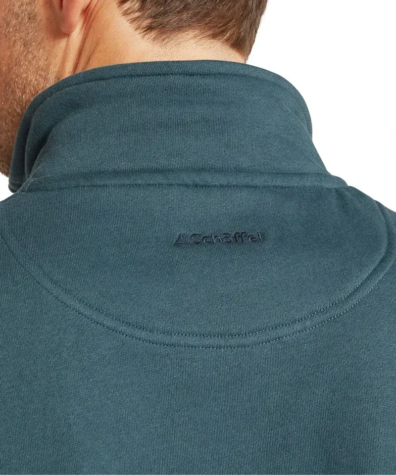 Schoffel Country Bude Sweatshirt in Deep Ocean Blue-6