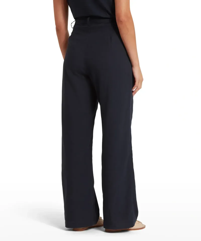 Schoffel Country Dahlia Linen Trousers in Navy-4