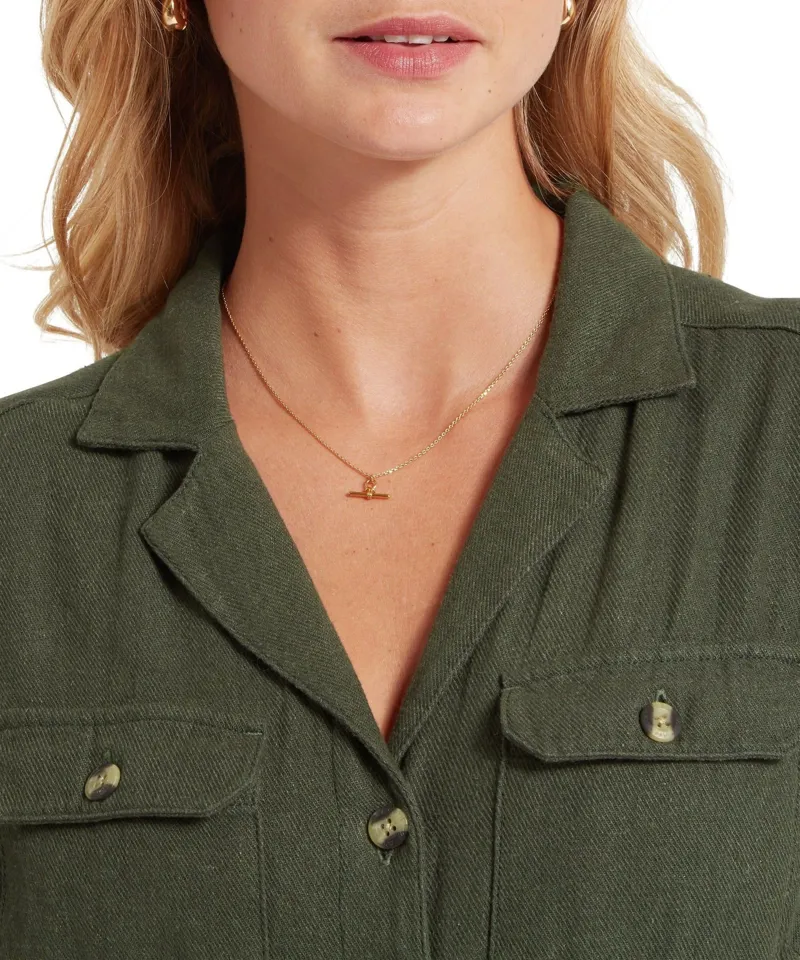 Schoffel Country Daisy Jumpsuit in Beetle Green-4