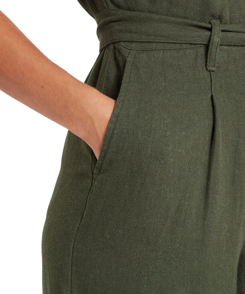 Schoffel Country Daisy Jumpsuit in Beetle Green-6