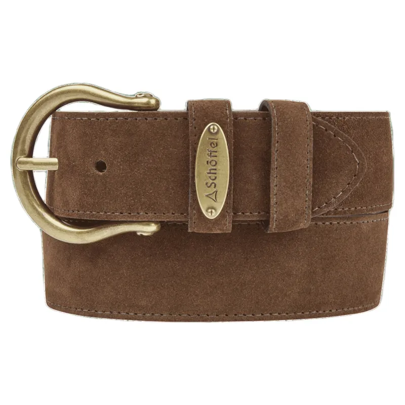 Schoffel Country Dovedale Chocolate Suede Belt 