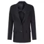 Schoffel Country Henley Linen Blazer in Navy