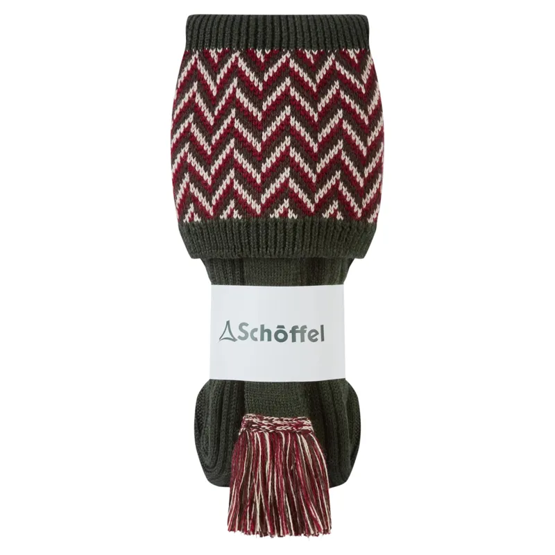 Schoffel Country Herringbone Sock in Dark Olive