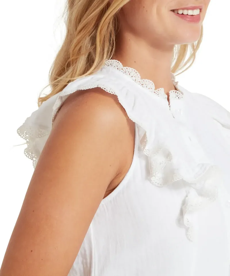 Schoffel Country Jasmine Womens Dress in Soft White-5