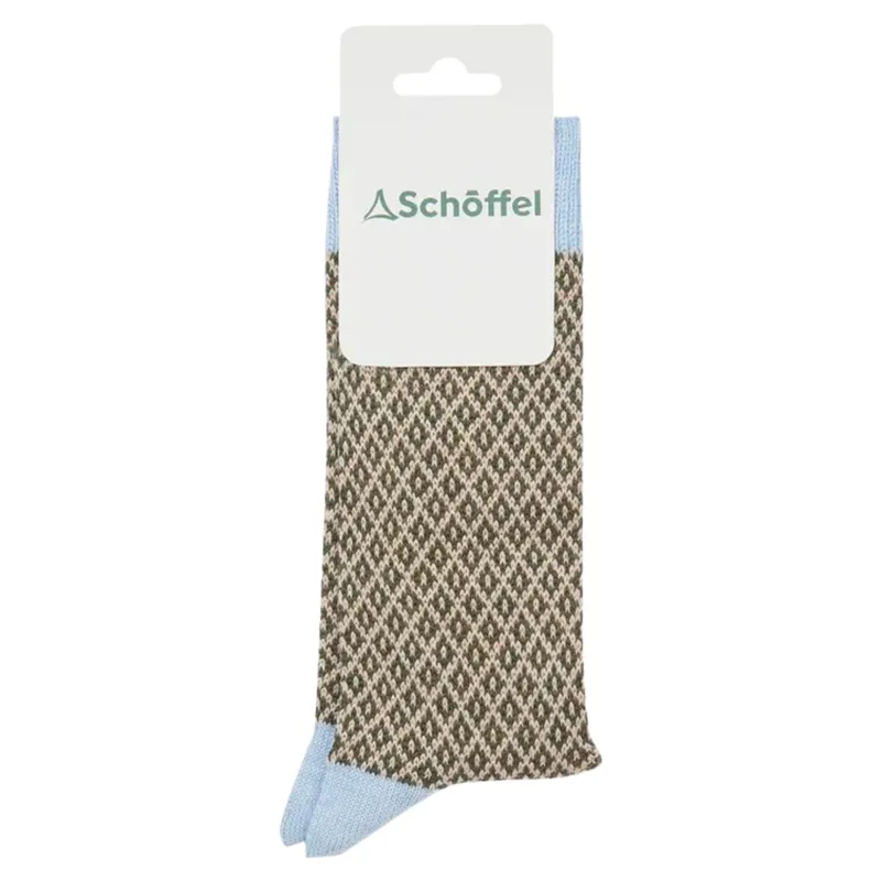 Schoffel Country Ladies Braemar Sock in Cloudy Blue