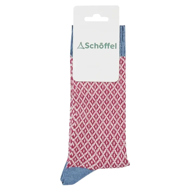 Schoffel Country Ladies Braemar Sock in Storm Blue