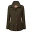 Schoffel Country Murra Tweed Coat Dark Loden Herringbone Tweed
