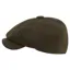 Schoffel Country Women's Newsboy Tweed Cap in Dark Olive Herringbone