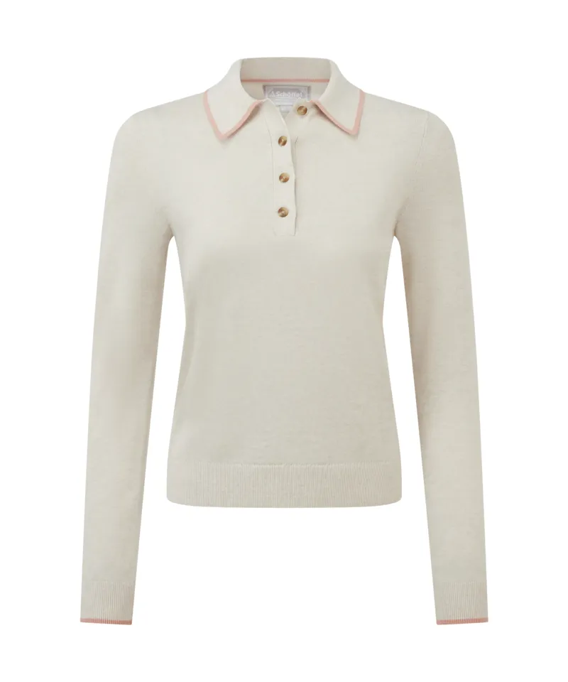 Schoffel Country Portloe Jumper in Dove