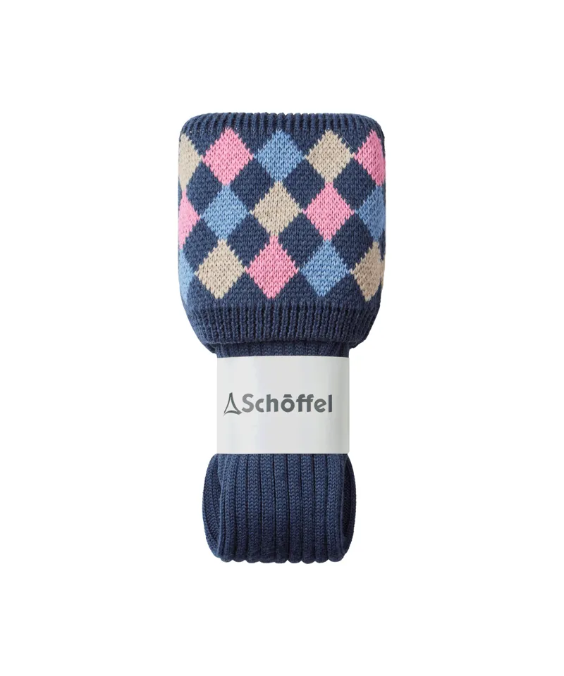 Schoffel Country Ptarmigan Socks Women's in Vintage Navy
