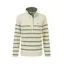 Schoffel Country Sandown Sweatshirt in Pale Stone/Agave Green Stripe
