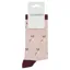 Schoffel Country Single Sock Jack Russell Print in Beige
