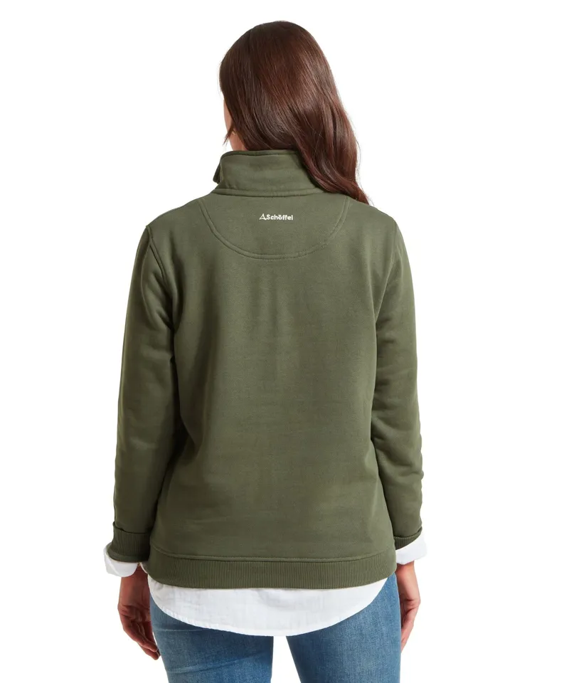 Schoffel Country St Agnes Sweatshirt in Beetle Green-4