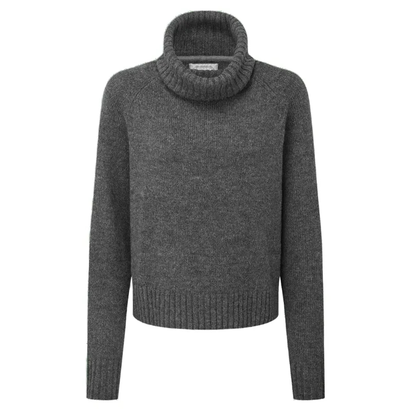 Schoffel Country Sutton Roll Neck Jumper in Charcoal