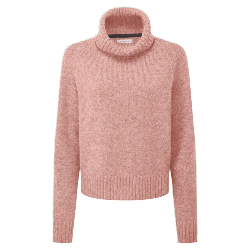 Schoffel Country Sutton Roll Neck Jumper in Dusky Pink