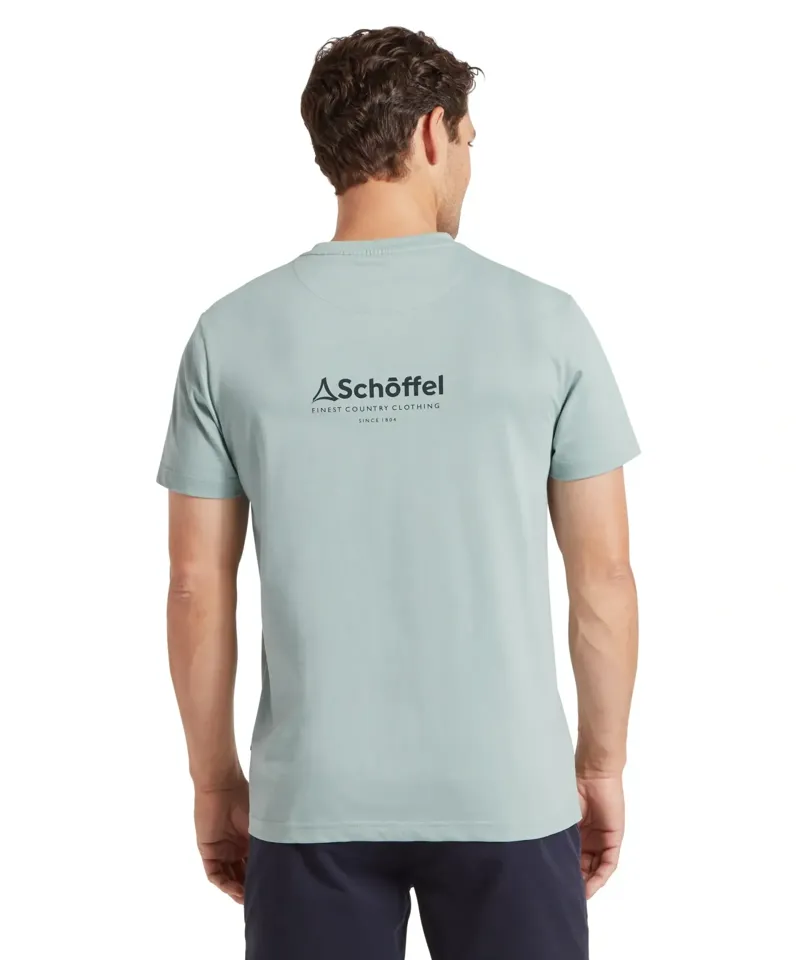Schoffel Country Talland T-Shirt in Powder Blue-4