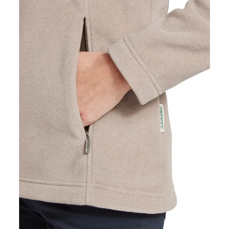 Schoffel Country Tilton II 1/4 Zip Fleece in Mushroom-7