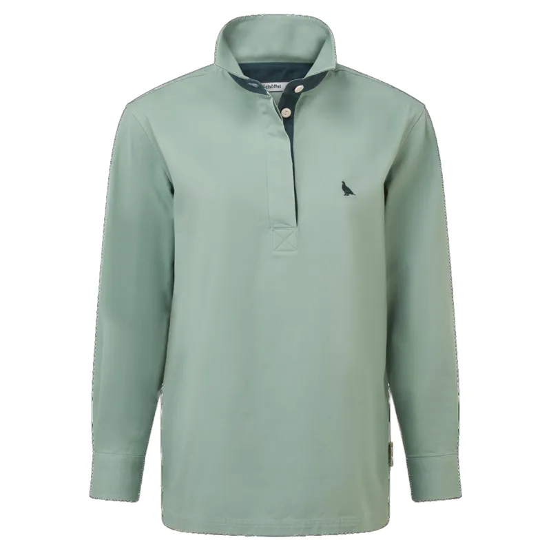 Schoffel Country Treloyhan Deck Shirt in Surf Blue