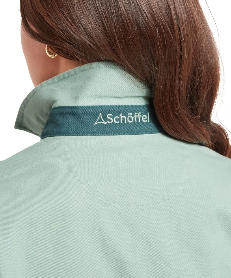 Schoffel Country Treloyhan Deck Shirt in Surf Blue-5