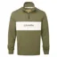 Schoffel Country Trencrom 1/4 Zip in Dark Khaki Green