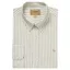 Schoffel Country Walsingham Linen Shirt in Agave Green Stripe