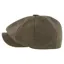 Schoffel Country Women's Newsboy Tweed Cap in Loden Green Herringbone