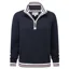 Schoffel Havelet Bay Quarter Zip Jumper Soft Navy/Blush