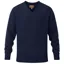 Schoffel Lewis Lambswool Quarter Zip Jumper Navy