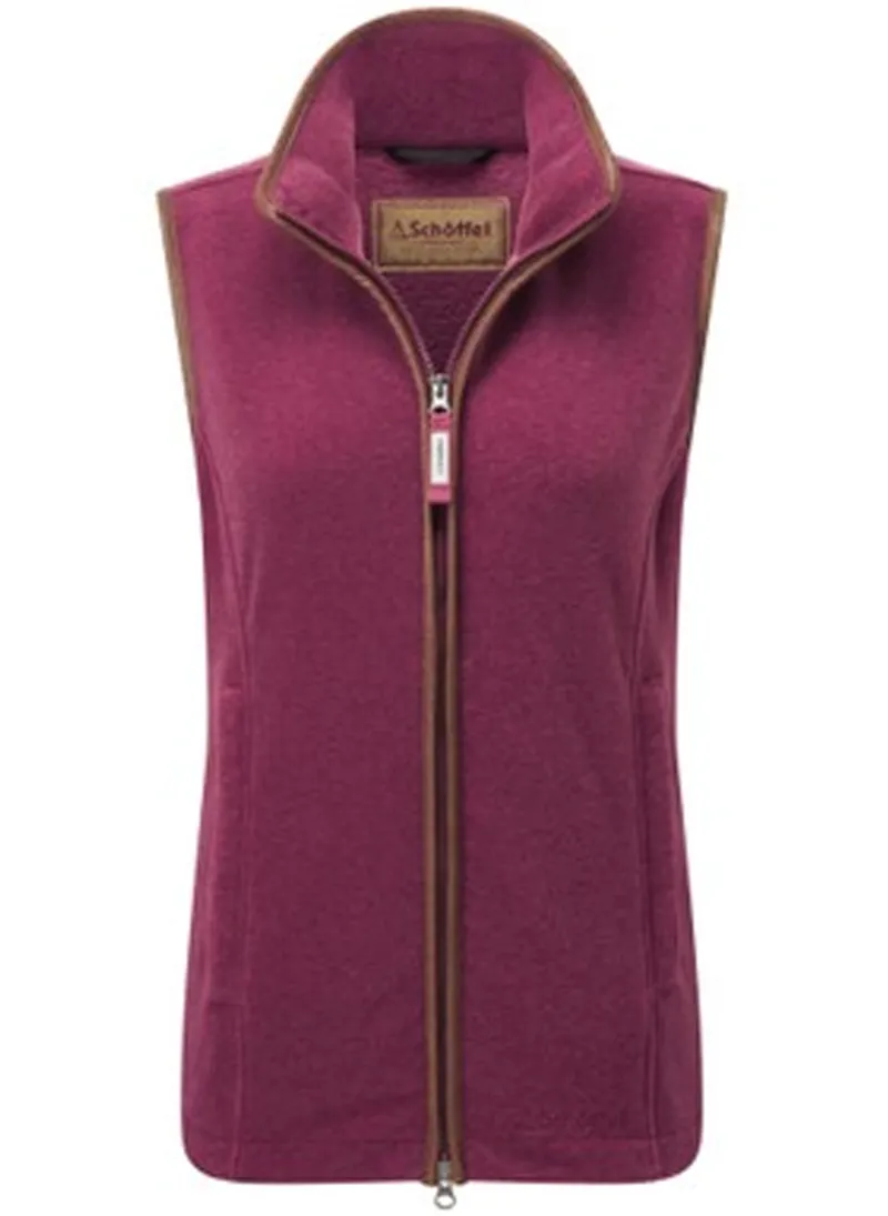 Schoffel Lyndon II Fleece Gilet Mulberry