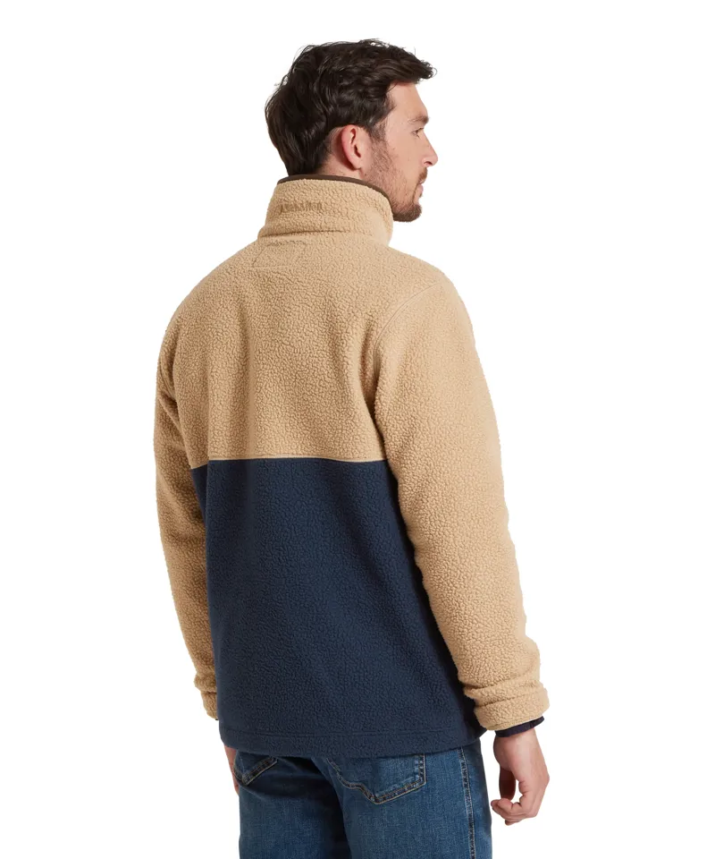 Schoffel Berkeley Retro Fleece True Navy Tan-3