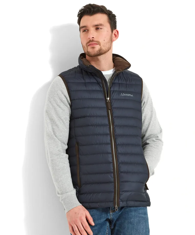 Schoffel Country Bowden Down Gilet in True Navy-2
