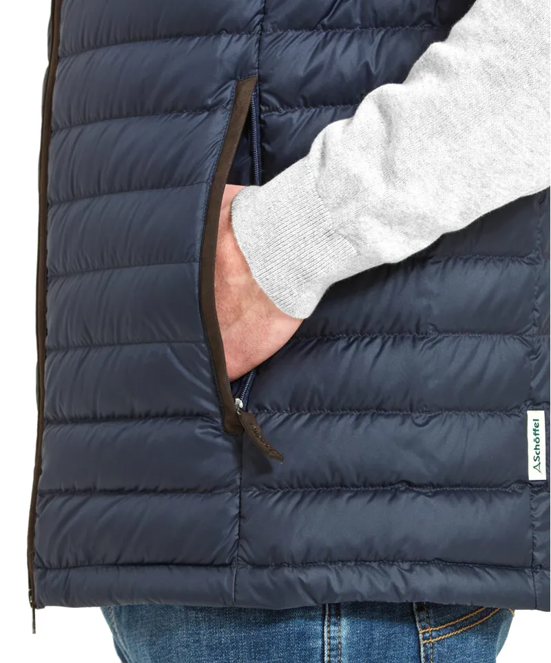 Schoffel Country Bowden Down Gilet in True Navy-5