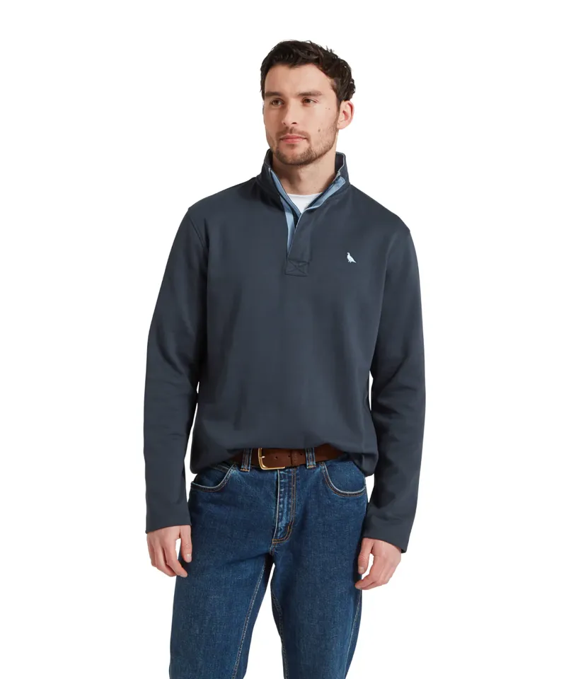 Schoffel Branscombe Cove Sweatshirt Dark Blueberry-4