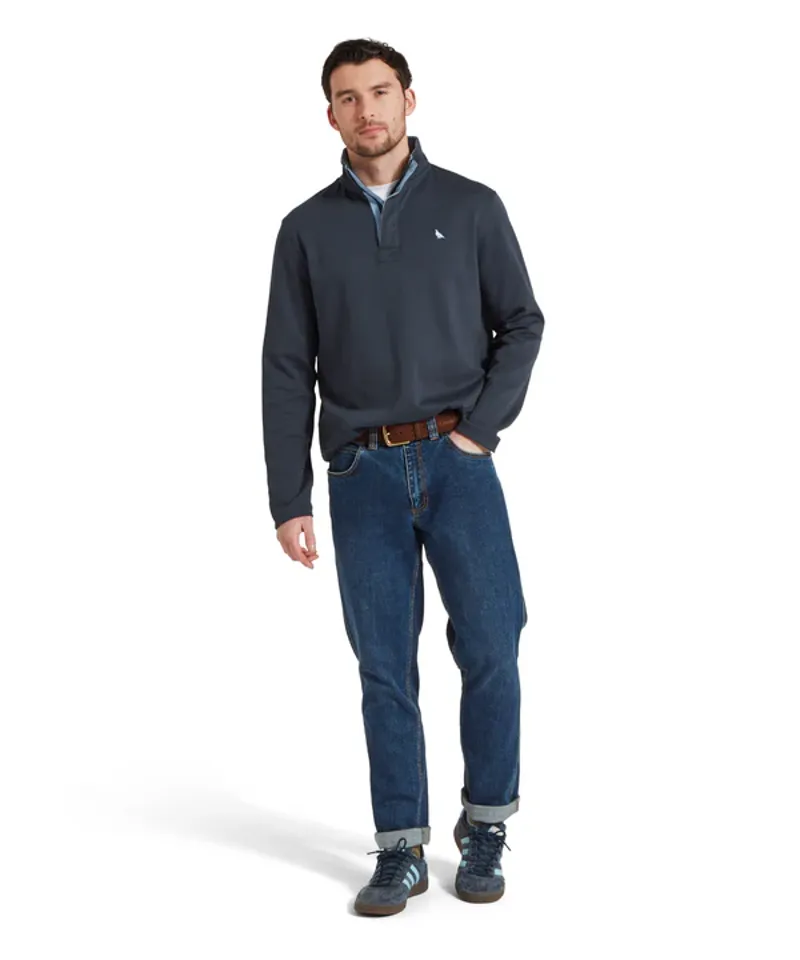 Schoffel Branscombe Cove Sweatshirt Dark Blueberry-3