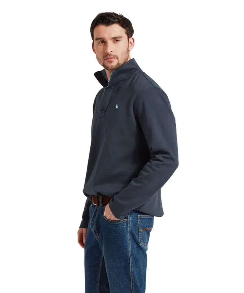 Schoffel Branscombe Cove Sweatshirt Dark Blueberry-1