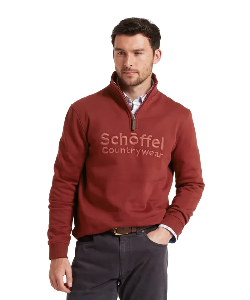 Schoffel Bude Sweatshirt Redwood-1