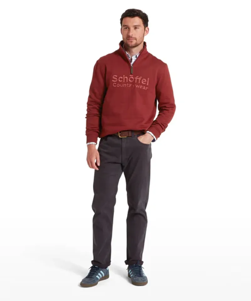 Schoffel Bude Sweatshirt Redwood-2