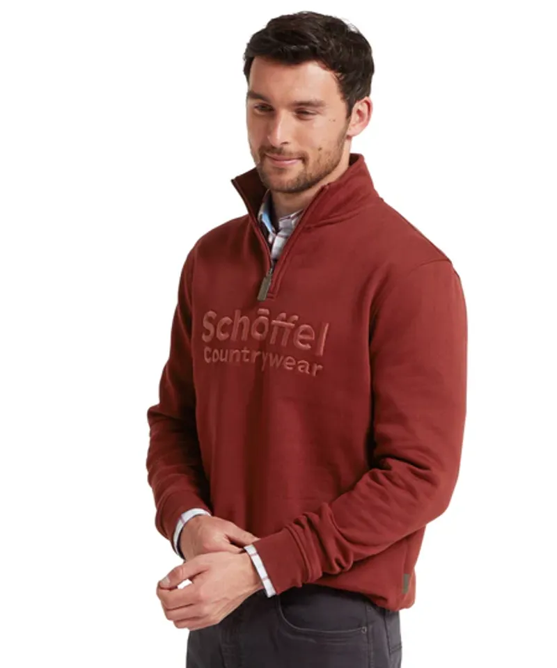 Schoffel Bude Sweatshirt Redwood-3