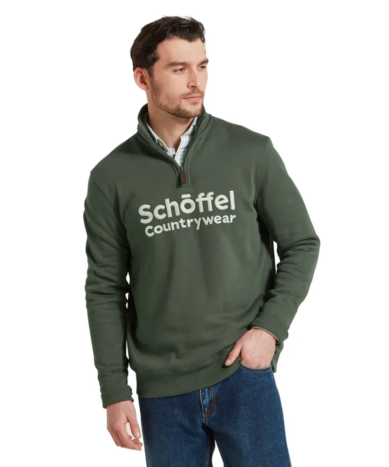Schoffel Bude Sweatshirt Dark Forest-1