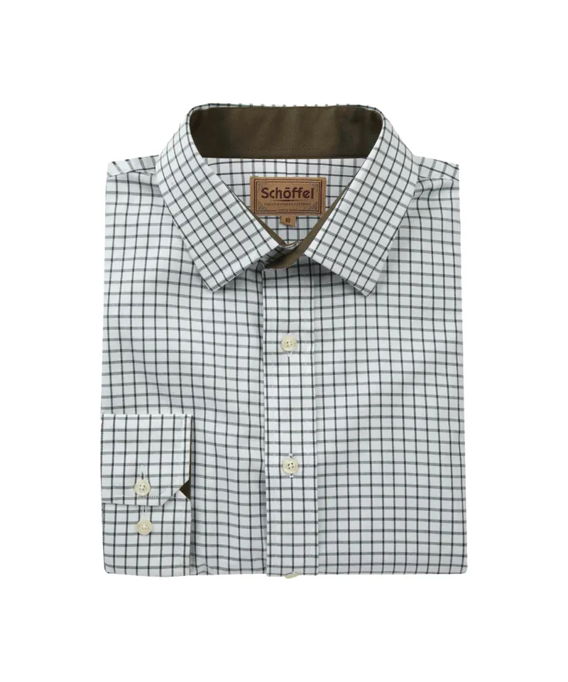 Schoffel Cambridge Classic Shirt Dark Olive