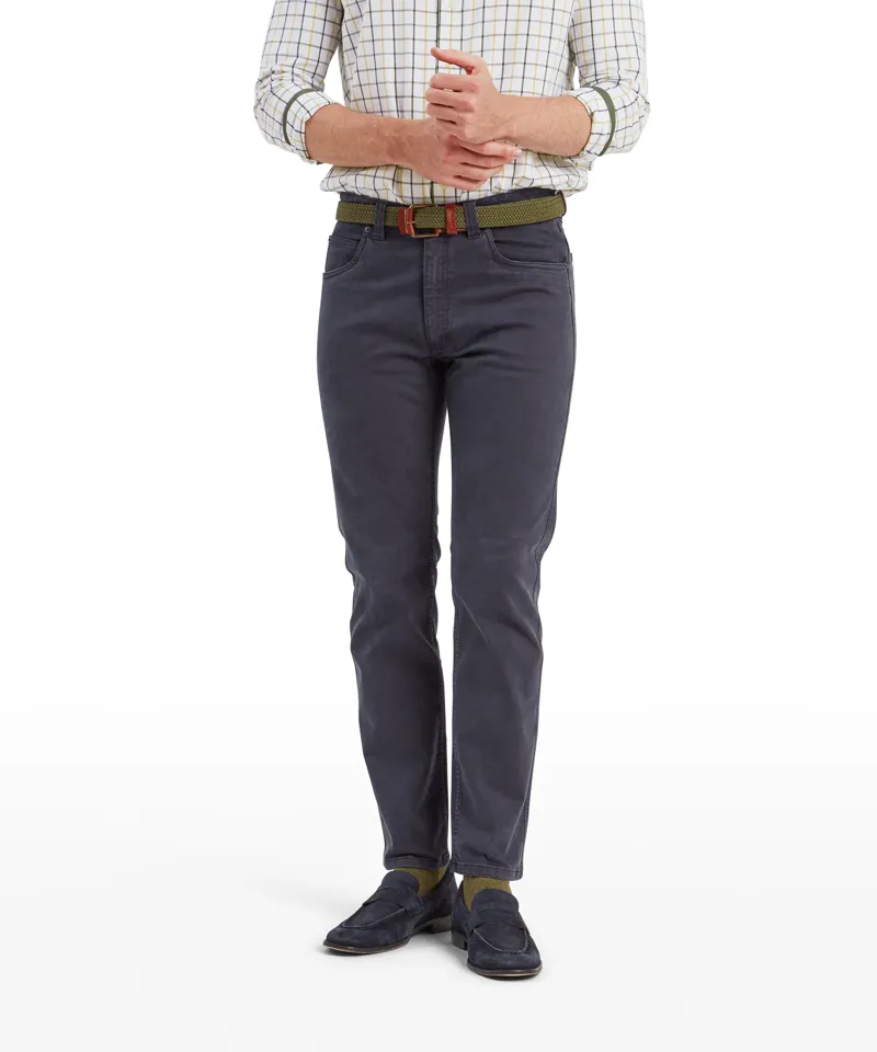 Schoffel Canterbury 5 Pocket Jeans Charcoal-1