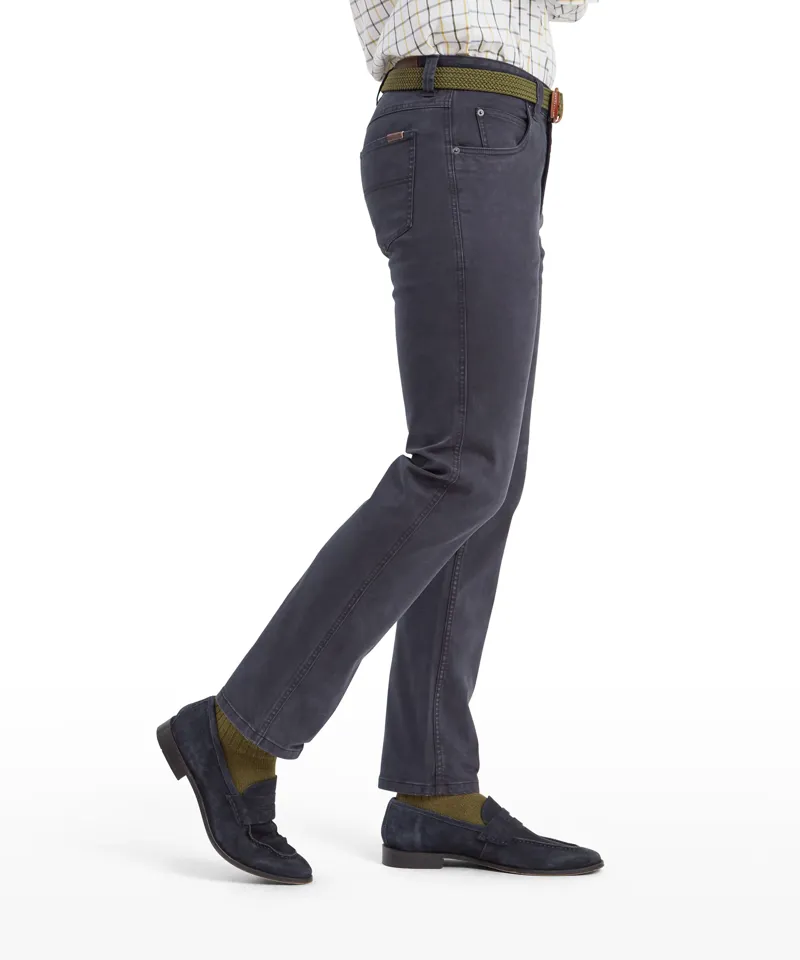 Schoffel Canterbury 5 Pocket Jeans Charcoal-2