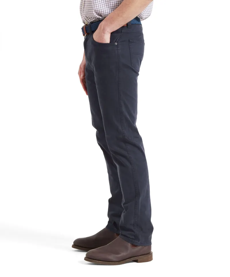 Schoffel Canterbury 5 Pocket Jeans Navy-1