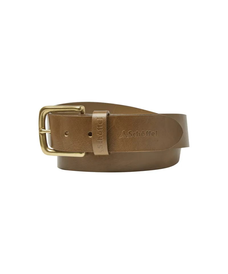Schoffel Castleton Leather Belt Chestnut